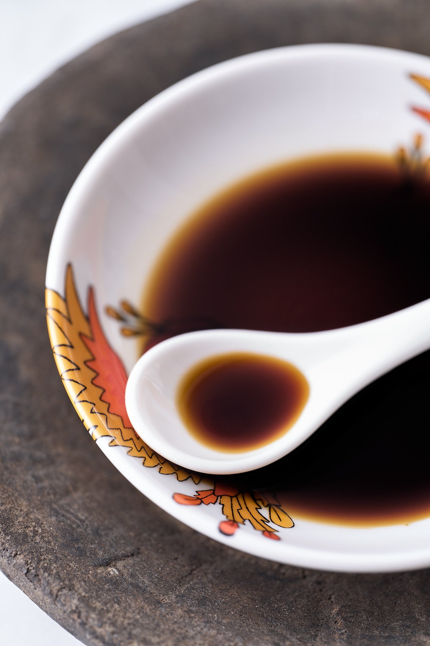 Porcelain Dipping Dish - Phoenix Design