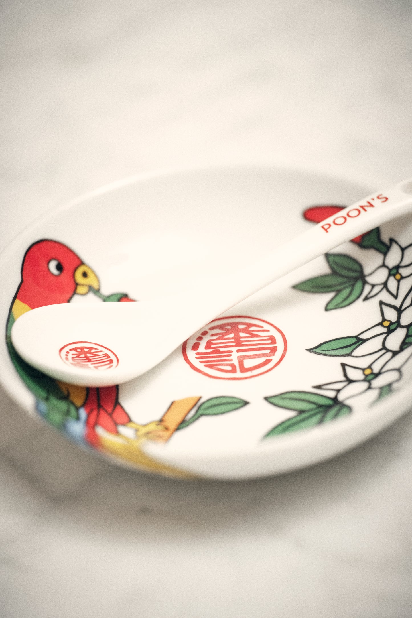 Porcelain Dipping Dish - Chilli Design