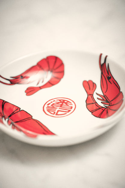 Porcelain Dipping Dish - Shrimp Design