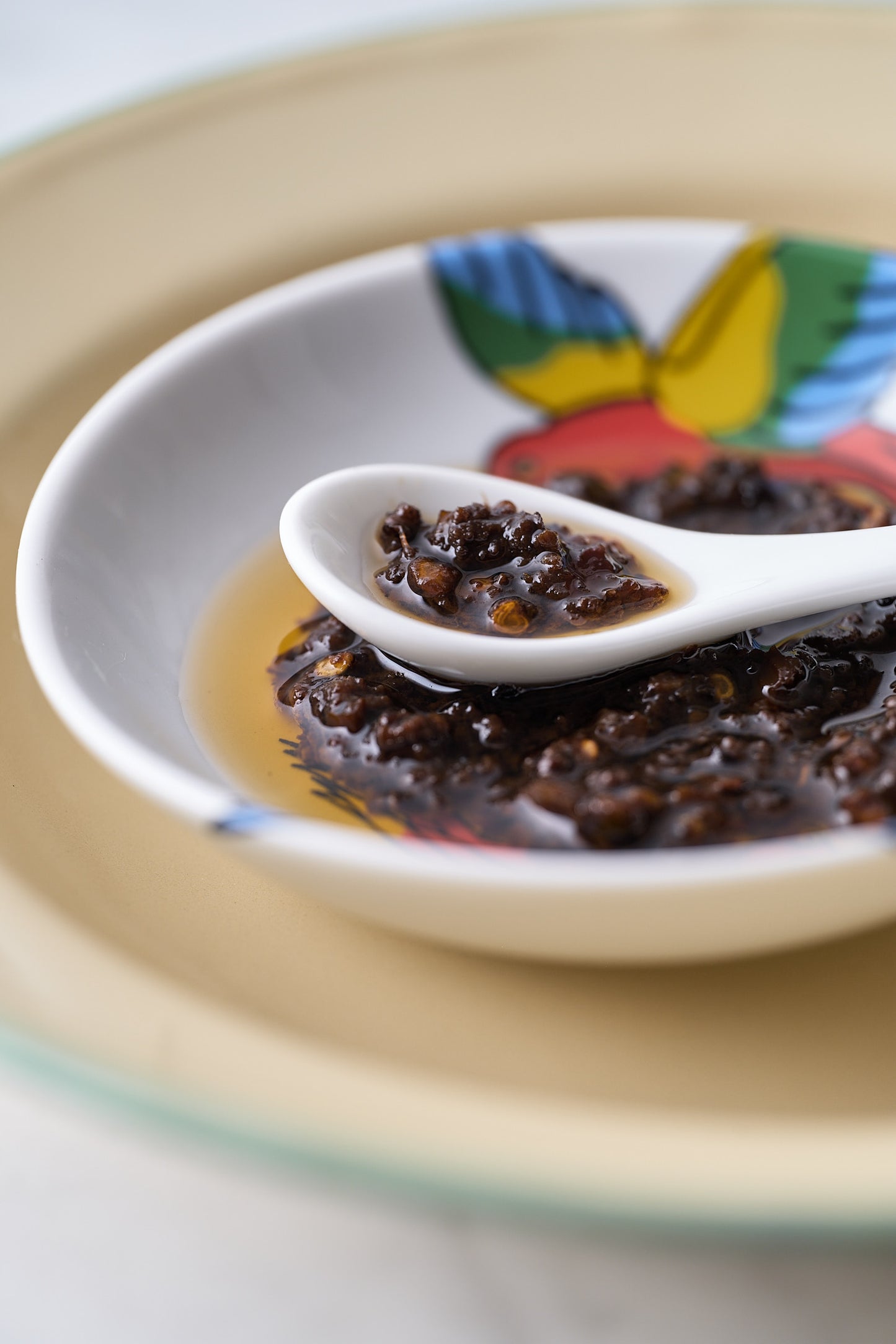 Porcelain Dipping Dish - Chilli Design