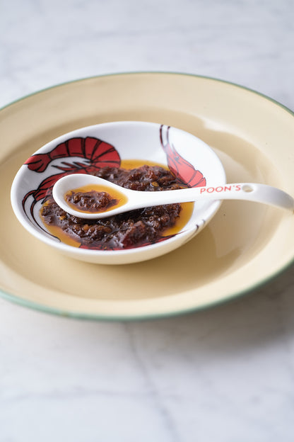 Porcelain Dipping Dish - Shrimp Design